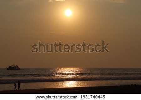 Puerto Arista, Chis., Mexico, perfect beaches to go out with friends, relax and forget about time Royalty-Free Stock Photo #1831740445