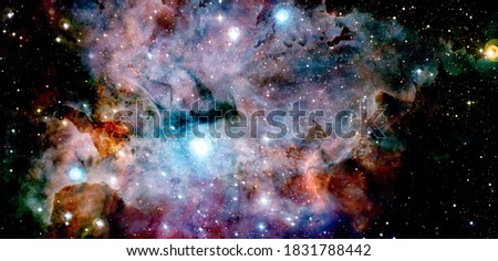 Abstract space background. Elements of this image furnished by NASA.