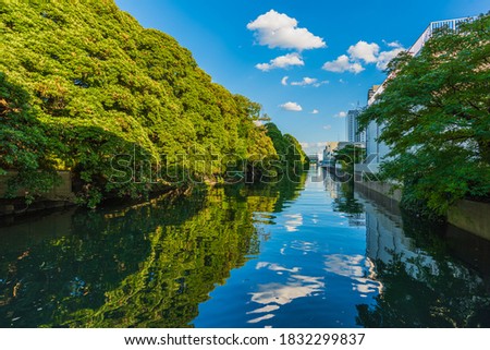 Japanese Cultural Heritage Gardens in Tokyo- Hamarikyu Gardens.These were the family garden of Tokugawa Shogun .The pond is tidal pond and connected to Tokyo Bay.Water level is controlled by lock gate