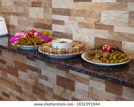Falafel dish, Tripoli, Lebanon sayria