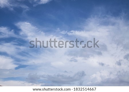 The high resolution cloud background makes it easy for you to edit in any other way