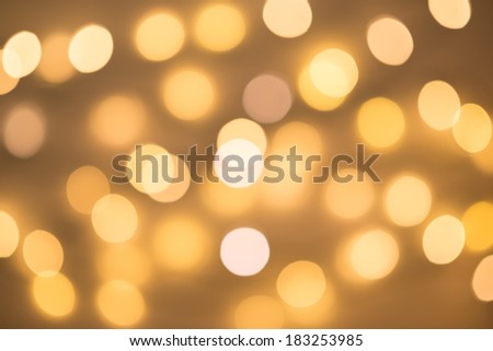 Out of Focus Sparkling Lights