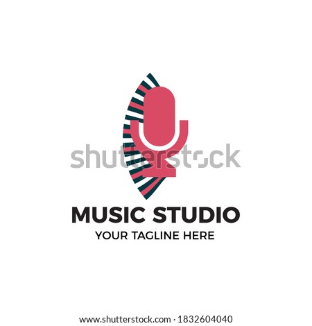 Vector Music And Recording Studio or School Logo