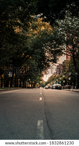 empty street in boston ma
