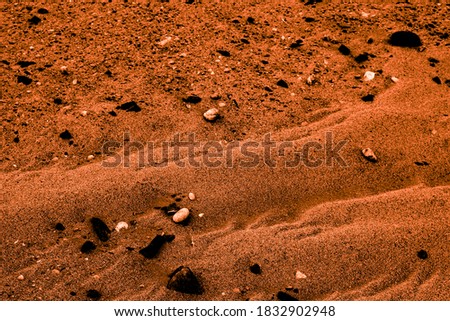Truffle colored sands of the desert. Background and texture for modern design