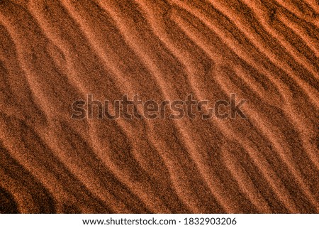 Truffle colored sands of the desert. Background and texture for modern design