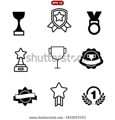 Set of Awards Vector Icons