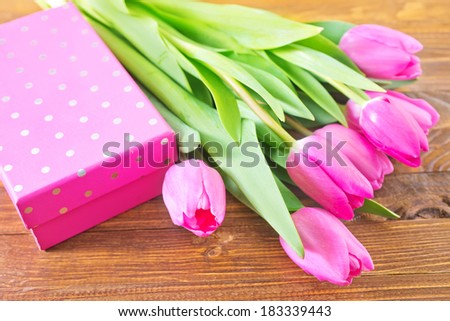 tulip and presents