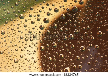 Background made of different droplets