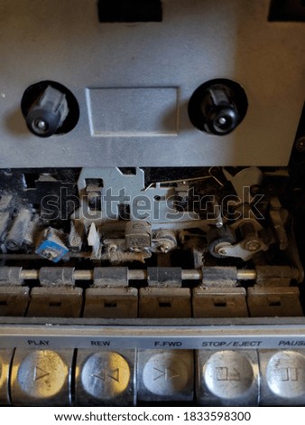 old cassette recorder retro boombox