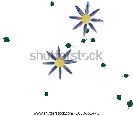Floral ornamental vector pattern. Seamless design leafs texture.