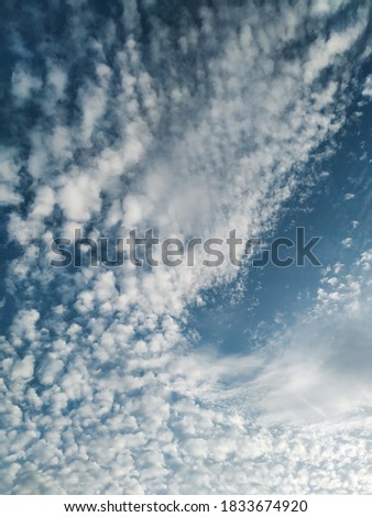 beautiful natural blue sky background