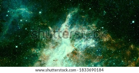 Cosmic art. Beauty of deep space. Science fiction wallpaper. Billions of galaxies in the universe. Elements of this image furnished by NASA