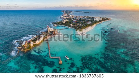 isla mujeres iskand near Cancun Mexico Royalty-Free Stock Photo #1833737605