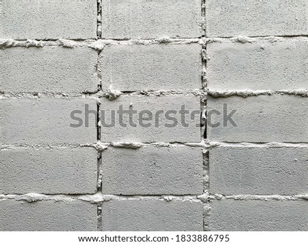 wall brick construction for building