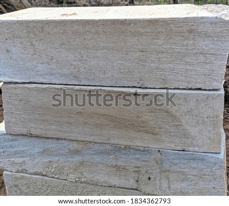 limestone box shape with characteristic natural texture, beautiful for home building and decoration