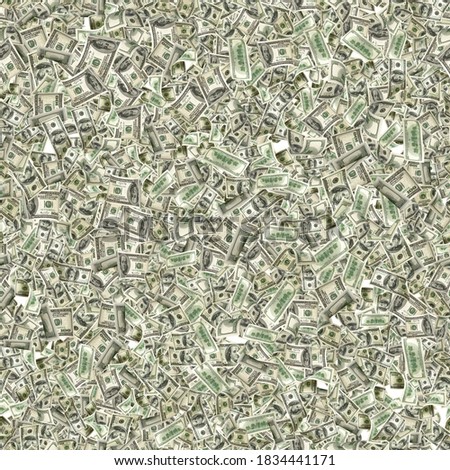 Money seamless pattern isolated on white. American money. Washington American cash, usd background.
