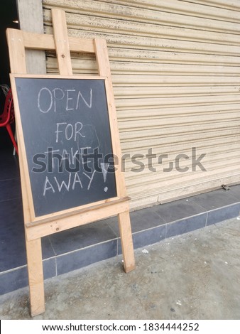 Restaurant open for take away only due to movement control order by the government. No dine in is allowed. 