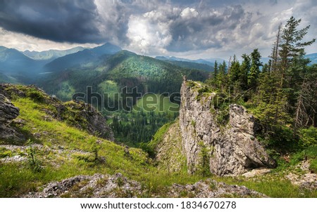 Mount Nosal in the Tatra National Park in Poland. Royalty-Free Stock Photo #1834670278