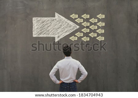 conflict of interest or confrontation, change concept, opposition Royalty-Free Stock Photo #1834704943