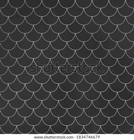Silver Metallic Pattern on Dark Anthracite Background