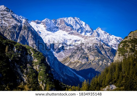 The Swiss Alps - amazing view over the mountains of Switzerland - travel photography