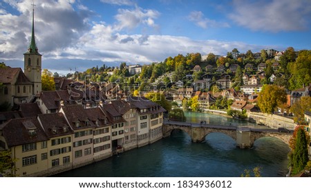 The historic district of Bern - the capital city of Switzerland - travel photography