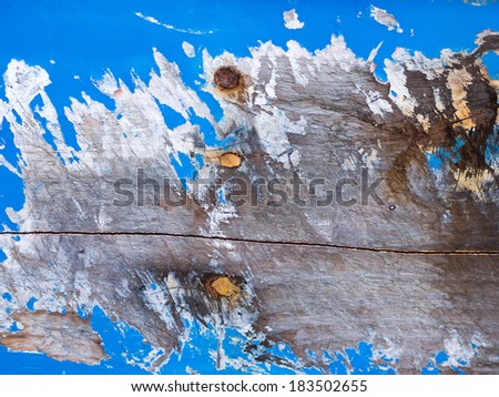 Old wood boat texture - Shallow depth of field