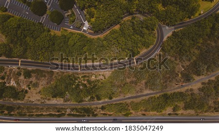 Aerial Road, Honolulu, Oahu, Hawaii