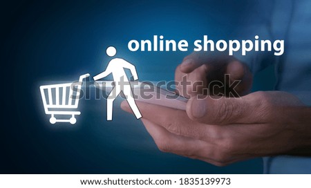 Online shopping Business icon application