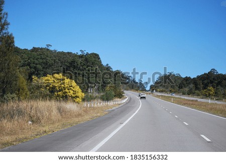 Beautiful view of the Pacific highway near Forster, Australia