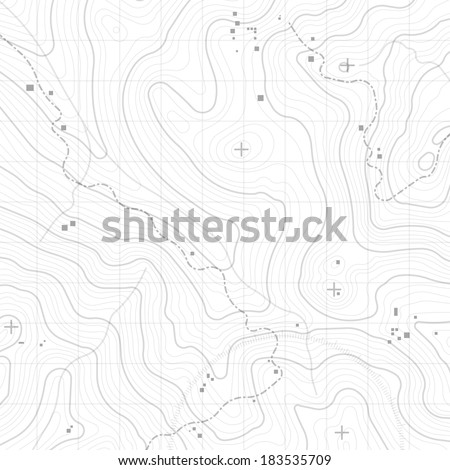 Topographic map background concept with space for your copy. Royalty-Free Stock Photo #183535709