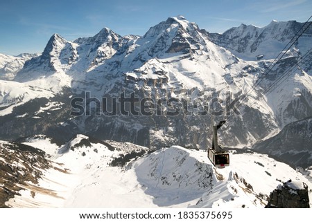 
Eiger, Mönch and Jungfrau, the famous triumvirate of the Bernese Alps