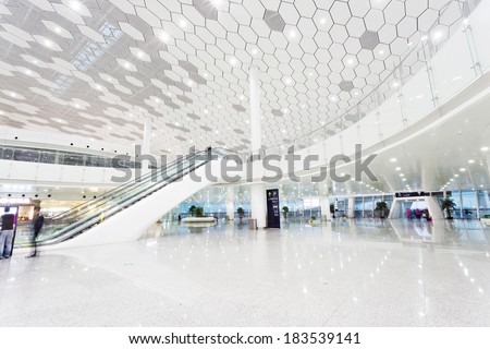 interior of the modern building Royalty-Free Stock Photo #183539141