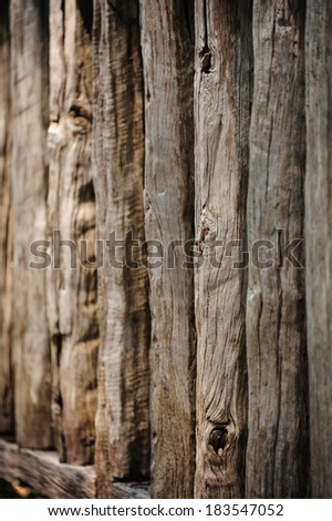 Wooden Palisade background