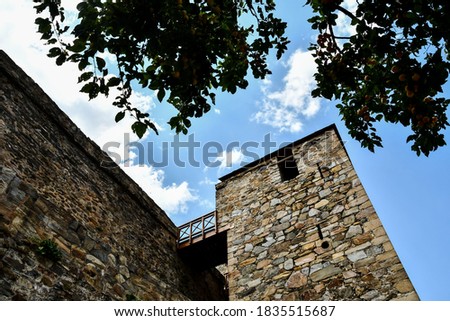 tower of castle, photo as a background, digital image