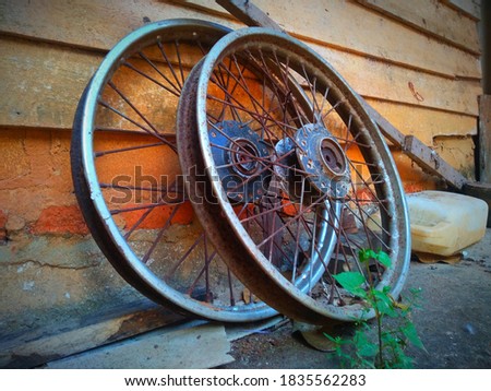 old rusty wheels...good for background
