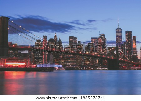 new york city at blue hour 