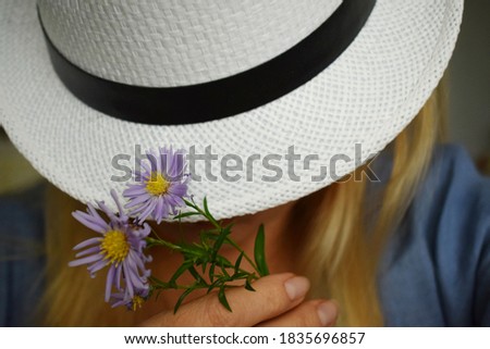 hat on a white background