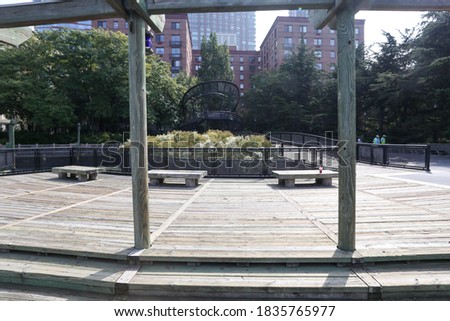 These are photos of Battery Park in Manhattan. 
