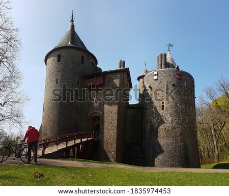 A little bit of cycling at Castle Coch