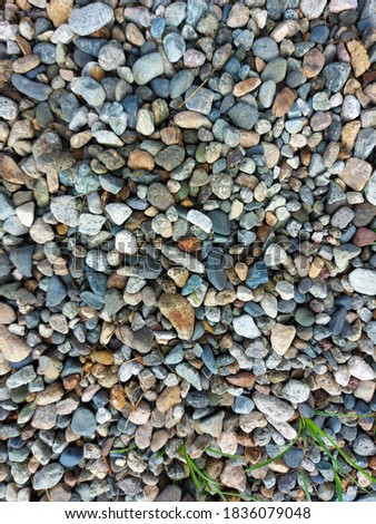 a picture of a pile of gravel used to build buildings