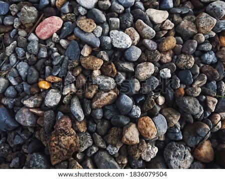 a picture of a pile of gravel used to build buildings