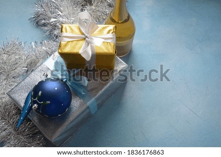Happy New Year and Merry Christmas
Greeting and card with free space, empty space for your words