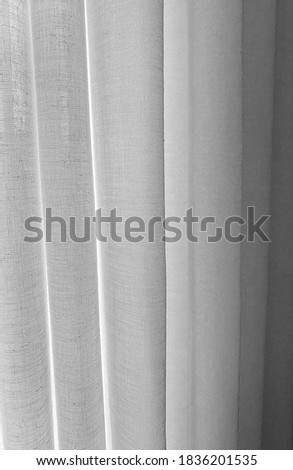 White background degrade shadow stripe curtain tulle fabric texture