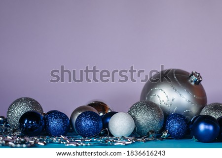 Christmas decorations.Space for text. Christmas and New year concept