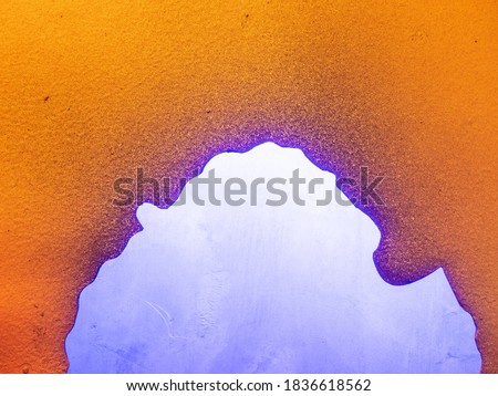 The picture of purple and yellow patterned background