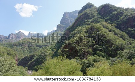 Landscapes from the chepe train, sierra tarahumara, Chihuahua, Mexico