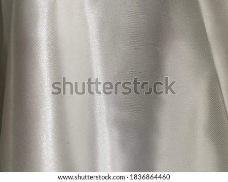 White fabric texture for background and design art work, beautiful pattern cotton fabric. wrinkled fabric background.