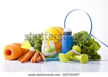 healthy living  and eatingconcept  Royalty-Free Stock Photo #183702407